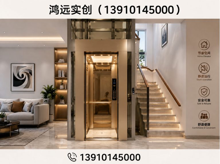 东城区别墅电梯定制展示图